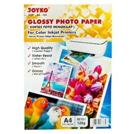 Фотопапір А4 глянець GSP-A4-120 gsm (50арк)