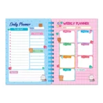 Блокнот-планер для дівчат 113*166мм/64арк "Апельсин" /LS-01/ 2 арк. наліпки, "Only Girls Planner" - Зображення 2