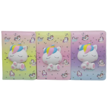 Блокнот A5 “Сквіш Єдиноріг” 80 арк (шкірозамінник) – easy.net.ua