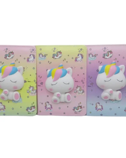 Блокнот A5 “Сквіш Єдиноріг” 80 арк (шкірозамінник) – easy.net.ua