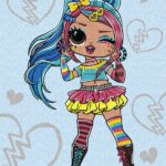 Картина за номерами "Ідейка" /KHO6278/ "LOL Surprise! Tweens Emma Emo" 30*40 см