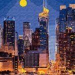 Картина за номерами "Ідейка" /KHO3611/  "Вулицями Манхеттена" 40х50см