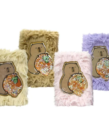 Блокнот А5/72арк. "WB" /5242/ Капібара, хутряний 70г/м2