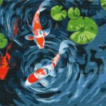 Картина за номерами "Brushme" /BS53999/ "Японський ставок" 40*50см