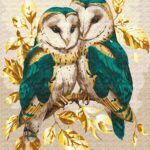 Картина за номерами "Brushme" /BS54124/ "Смарагдова мудрість" мetalic/флуоресцентні 40*50см