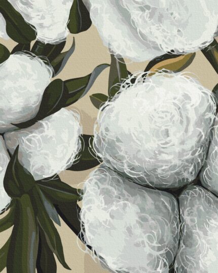 Картина за номерами "Brushme" /BS54064/ "Бавовна" 40*50см