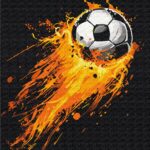 Картина за номерами "Brushme" /BS54100/ "Вогняний гол" 40*50см