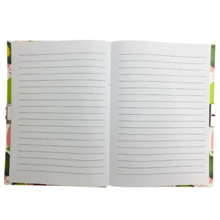 Блокнот 11*15см "JO" /BL64939/ "Авокадо" на замку в коробці з ручк, з дисплеєм