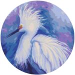 Картина за номерами "Brushme" /RC00077M/ "Чапля" ø30см