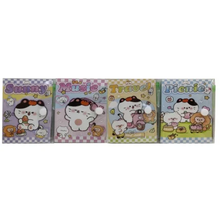 блокнот з ручкою котик