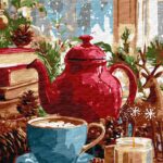 Картина за номерами "Ідейка" /KHO5745/ "Зимова атмосфера вдома" 40*50см