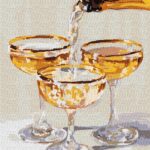 Картина за номерами "Ідейка" /KHO5746/ "Мить для трьох з фарбами металік" 30*40см