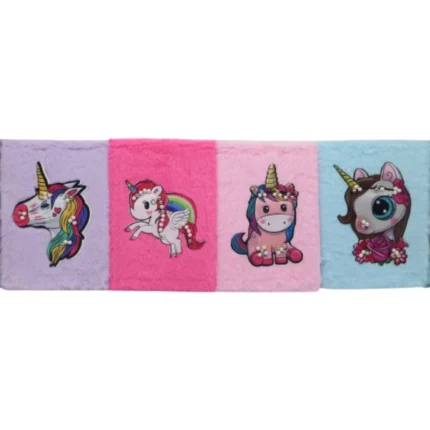 хутряний блокнот єдиноріг