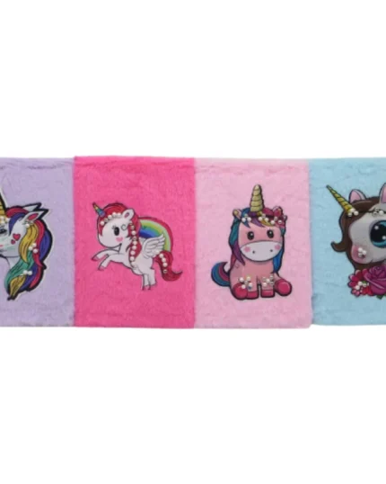 хутряний блокнот єдиноріг