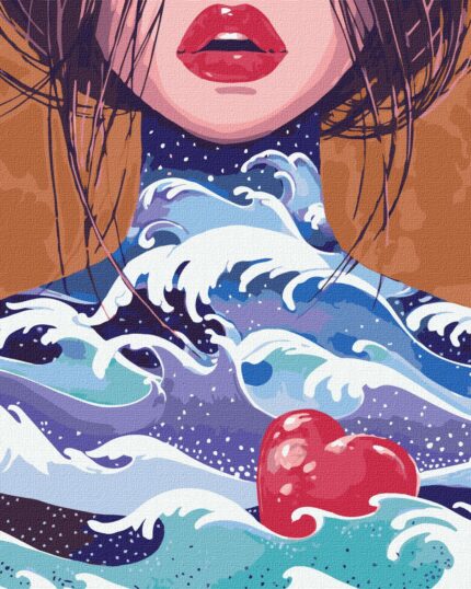 Картина за номерами "Ідейка" /KHO4951/ "Серце океану" 40*40см