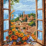 Картина за номерами "Ідейка" /KHO3278/ "Чудовий пейзаж" 40*50см