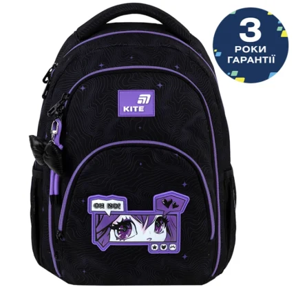 чорний рюкзак kite