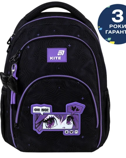 чорний рюкзак kite