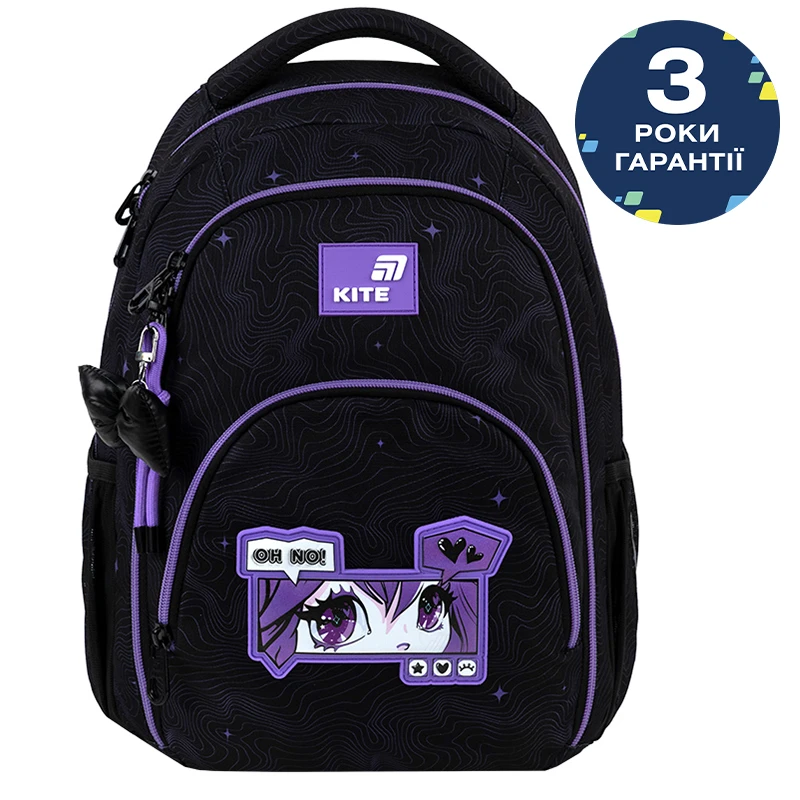 чорний рюкзак kite