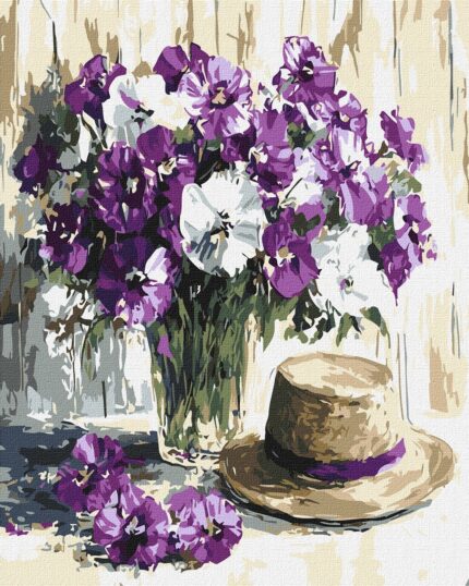 Картина за номерами "Ідейка" /KHO5735/ "Квітковий натюрморт" 40*50см