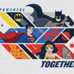 Картина за номерами "Ідейка" /KHO8715/ WB "Super Friends: Powerful together" 30*40см