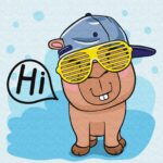 Картина за номерами "Ідейка" /KHO1282/ "Привіт, Капібара" 30х30см