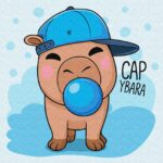 Картина за номерами "Ідейка" /KHO1293/ "Капібара і жуйка" 30х30см