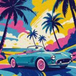 Картина за номерами "Ідейка" /KHO2776/ "Неоновий драйв" 30х40см