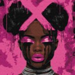 Картина за номерами "Ідейка" /KHO8615/ "Сльози неону" 40х40см