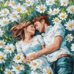 Картина за номерами "Ідейка" /KHO8629/ "Твої обійми серед квітів" 40х40см