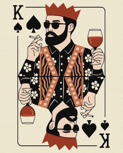 Картина за номерами "Ідейка" /KHO5206/ "Карта короля" 30*40см