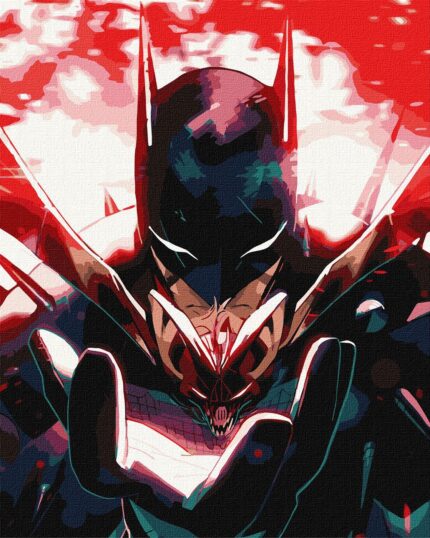 Картина за номерами "Ідейка" /KHO8718/ "Batman: Темний Лицар з фарбами металік" 40*50см