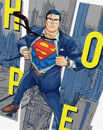 Картина за номерами "Ідейка" /KHO8714/ "Superman: Hope" 40*50см