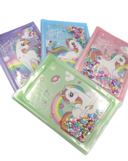 блокнот єдиноріг з паєтками