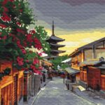 Картина за номерами "Brushme" /BS51546/ "Вечір в Кіото" 40*50см