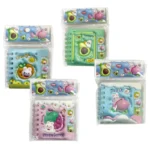 Блокнот 7*7см/60арк. "WB" /XQ-55701/ з роздільниками, кольоровий папір Зайчики