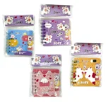 Блокнот 7*7см/60арк. "WB" /XQ-55712/ з роздільниками, кольоровий папір Котик Лапка