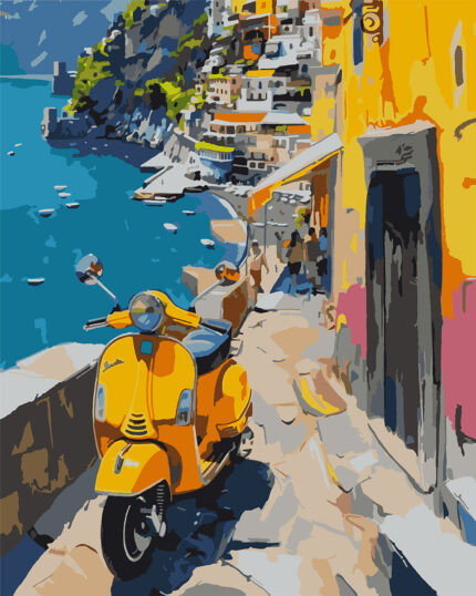 Картина за номерами "Романтичне узбережжя", 40*50см "SANTI" (955748)