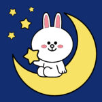 Картина за номерами "SANTI" /955014/ "Line Friends. Коні на місяці", 25*25см, LED підсвітка