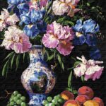 Картина за номерами "Ідейка" /KHO3288/ "Краса ірисів" 40*50см