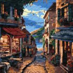 Картина за номерами "Ідейка" /KHO3655/ "Французька вуличка" 40*50см