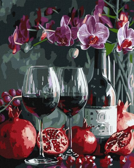 Картина за номерами "Ідейка" /KHO5700/ "Цвітіння орхідей" 40*50см