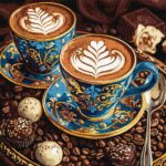 Картина за номерами "Ідейка" /KHO5712/ "Ранковий аромат" з фарбами металік extra 30*40см