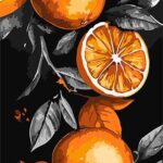 Картина за номерами "Сицилійські апельсини" 40*80см "Ідейка" (KHO6396)