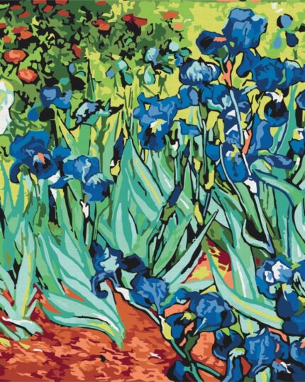 Картина за номерами "Brushme" /BS51339/ "Іриси. Ван Гог" 40*50см