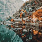 Картина за номерами "Brushme" /BS34803/ "Пейзаж на Гельштат" 40*50см