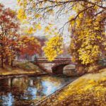 Картина за номерами "Ідейка" /KHO2879/ "Осінній пейзаж" 40*50см