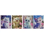 Блокнот 11*15см/48арк. /64620/ # на мет.замочку "Котик"