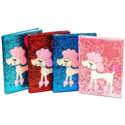 Дитячий блокнот A5 “Пудель” 80 арк блискуча обкладинка – easy.net.ua