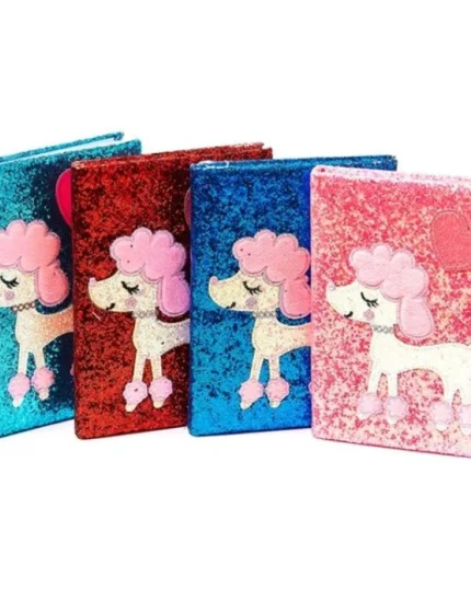 Дитячий блокнот A5 “Пудель” 80 арк блискуча обкладинка – easy.net.ua